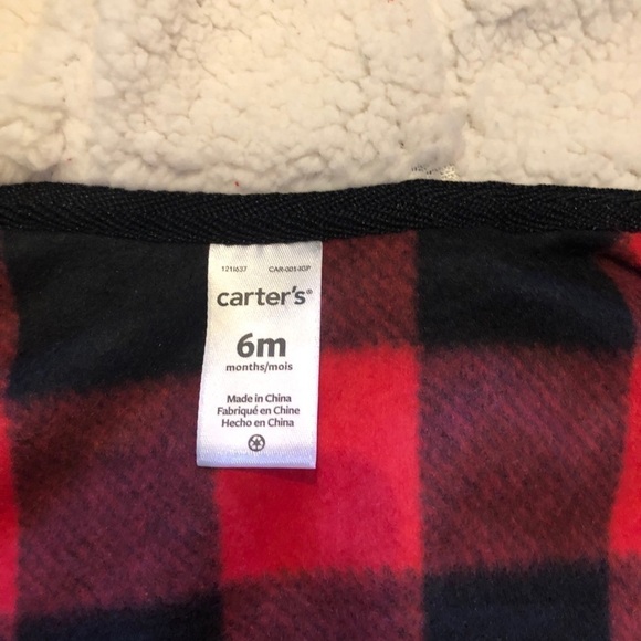 Carters Hoodie Lumberjack  Fleece Lined - Picture 4 of 4